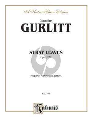 Gurlitt Stray Leaves Op.202 Piano 4 hds