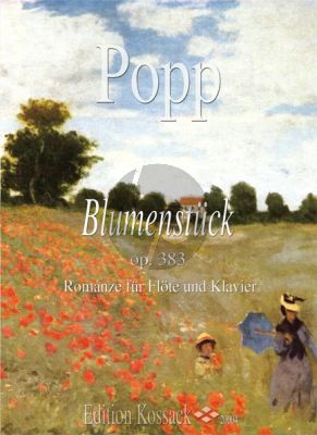 Popp Blumenstuck Op. 383 (Romanze) Flöte und Klavier (Widdermann) (Grade 4)