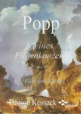 Popp Kleines Flotenkonzert Op.438 Flöte-Klavier (Widdermann) (grade 3-4)
