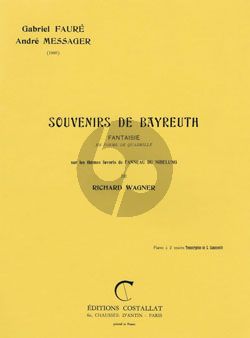 Faure Souvenir de Bayreuth Piano seule (André Messager)