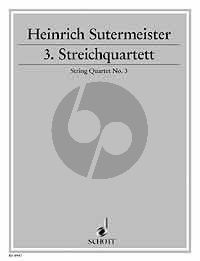 Sutermeister Quartet No.3 (1933) 2 Vi.-Va.-Vc. (Score/Parts)