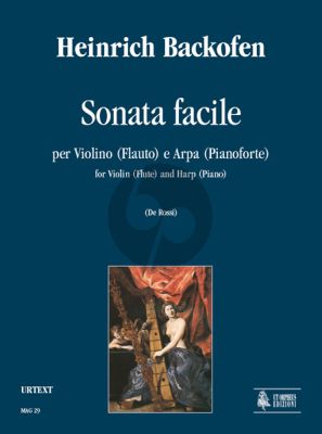 Backofen Sonata Facile Violin(or Flute)-Harp) (or Piano) (Score/Parts) (Eddy de Rossi)