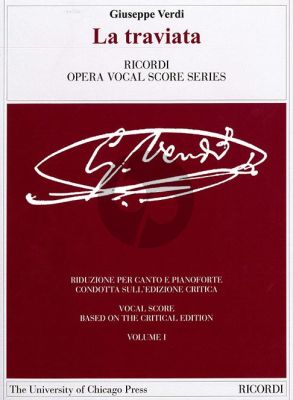 Verdi La Traviata Vocal Score (it./engl.) (2 vols critical edition) (Ricordi-Chicago U.P.)