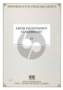Wienerisch Vol.17 Strauss J.(Sohn) Fruhlingsstimmen Op.410 & Sangerlust Op.328 2 Vi.-Va.-Vc. (Stimmen)