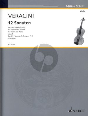 12 Sonaten nach Op. 5 von Corelli Vol. 3 (No. 7-9) fur Violine-Bc