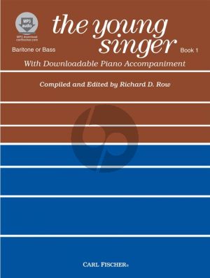 Album Young Singer Vol.1 Baritone or Bass Book with Audio Online (Compiled and Edited by Richard D. Row)