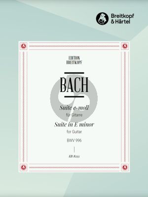 Bach Suite e moll BWV 996 Gitarre (Krause)