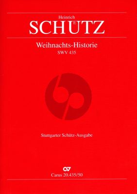 Schütz Weihnachts-Historie SWV 435 Partitur (Günter Graulich)