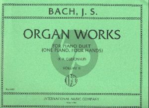 Bach Organworks Vol.2 Piano 4 hds (transcr. F.X. Gleichauf)