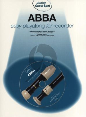 Abba - Junior Guest Spot Playalong (15 Hit Songs) Descant Recorder (Book-CD) (easy)