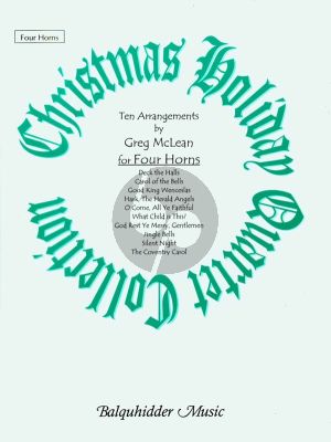 McLean Christmas Holiday Collection 4 Horns (Score/Parts)