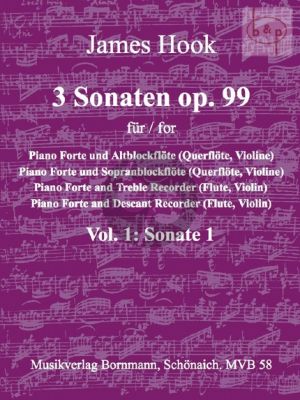 3 Sonaten Op.99 No.1 Sonate C-dur (Flute[Vi.]-