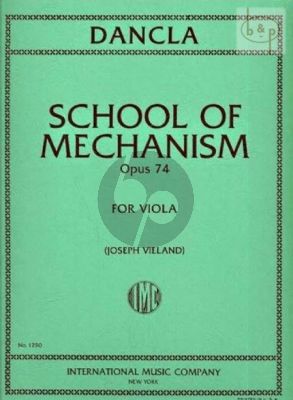 Dancla School of Mecanism Op.74 Viola (Vieland)