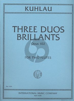 3 Duos Brillantes Op.102 2 Flutes