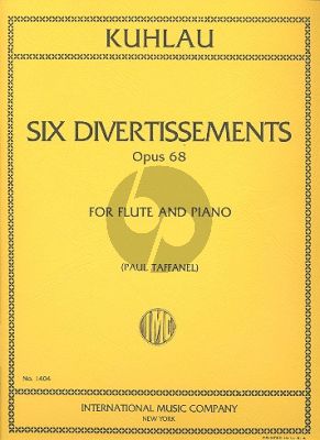 6 Divertissements Op.68 Flute-Piano (Paul Taffanel)