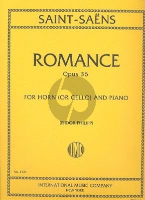 Saint-Saens Romance Op.36 (Horn (or Violoncello)-Piano