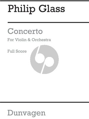Glass Concerto Violin-Orchestra Full Score