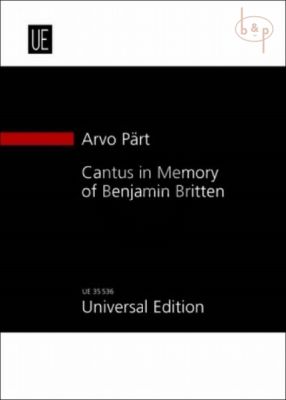 Cantus in Memory of Benjamin Britten (1980)