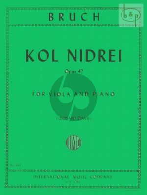 Bruch Kol Nidrei Op.47 Viola-Piano (Davis)