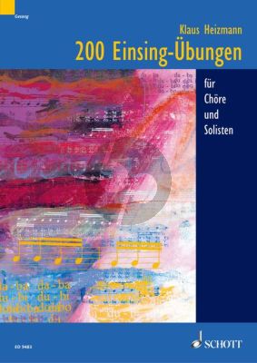 Heizmann 200 Einsing-Ubungen fur Chore und Solisten Buch