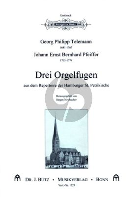 Drei Orgelfugen aus dem Repertoire der Hamburger St. Petri-Kirche Orgel (Ped.) (Erstdruck)