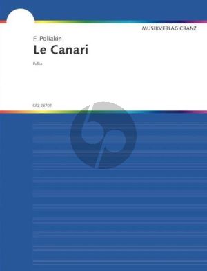 Poliakin Le Canari Polka for Violin and Piano