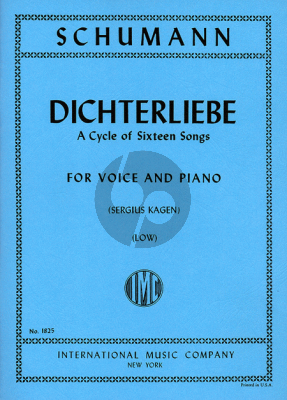 Schumann Dichterliebe Op.48 (A Cycle of 16 Songs) (Low Voice) (Kagen)