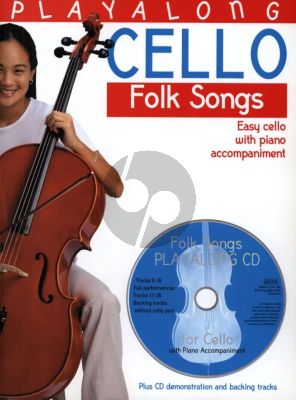 Cello Folk Songs Playalong Cello and Piano (Bk-Cd) (arr. David Gedge)