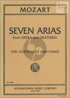 7 Arias from Opera and Oratorio Contralto and Piano