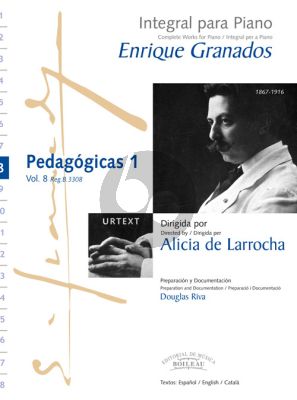 Granados Complete Works Vol.8 Pedagogicas 1 Piano (Alicia de Larrocha)