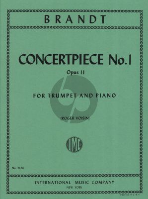 Brandt Concertpiece No.1 F-Minor Op.11 Trumpet [Bb] and Piano (Roger Voisin)