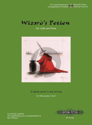 Lumsden-Attwood Wizard's Potion for Cello and Piano (16 Spooky Pieces to Play and Sing) (Bk-Cd)