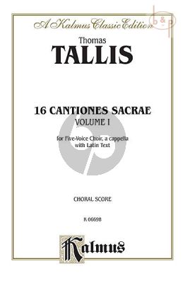 16 Cantiones Sacrae Vol.1