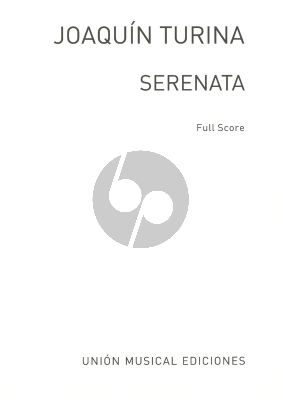 Turina Serenata Op.87 for String Quartet (2 Violins, Viola and Violoncello) Pocketscore