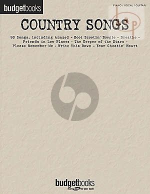 Budgetbooks: Country Songs