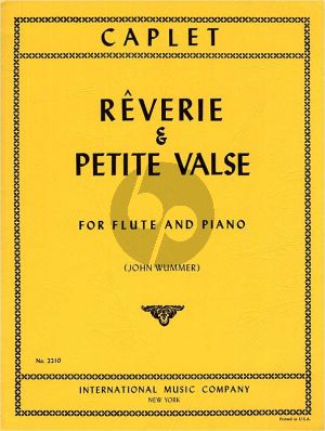 Caplet Reverie & Petite Valse Flute-Piano (John Wummer)