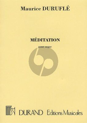 Meditation Op. Posth. Orgue