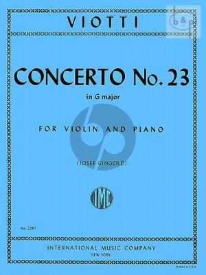 Concerto No.23 G-major