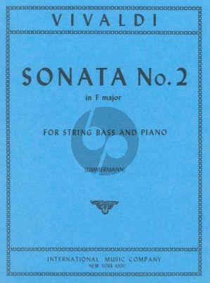 Vivaldi Sonata No.2 F-major RV 41 Double Bass and Piano (Fred Zimmermann and Luigi Dallapiccola)