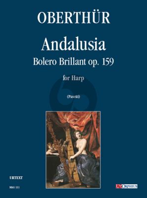 Oberthur Andalusia. Bolero Brillant Op.159 Harp (Anna Pasetti)