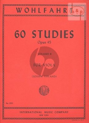 Wohlfahrt 60 Studies Op.45 Vol.2 (No.31 - 60) Viola (Joseph Vieland)