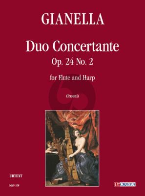 Gianella Duo Concertante Op. 24 No. 2 Flute and Harp (Score/Parts) (Anna Pasetti)