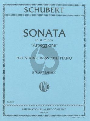 Schubert Sonate Arpeggione D.821 Double Bass-Piano (Sankey)