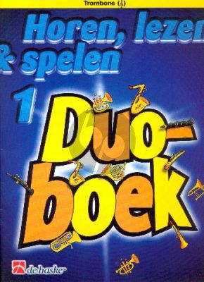 Horen, Lezen & Spelen Vol.1 Duoboek Trombone Vioolsleutel