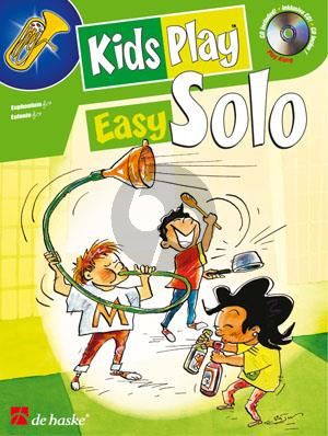 Kids Play Easy Solo for Euphonium Treble or Bass Clef