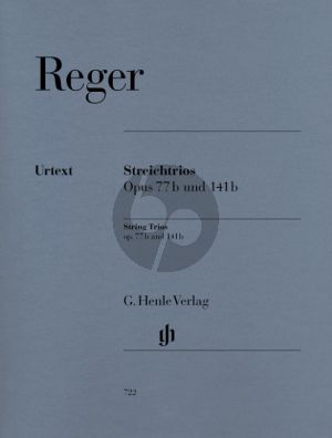 Reger 2 Streichtrios Op.77B a-moll und Op. 141B d-moll Violine-Viola und Violoncello (Stimmen) (Michael Kube)