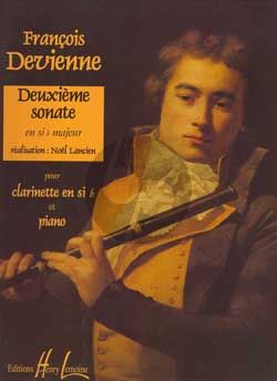 Devienne Sonate No.2 B-flat major Clarinet-Piano (Lancien)