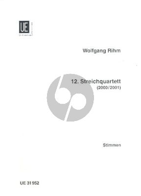 Streich Quartet No.12 (2000 / 2001) Stimmen