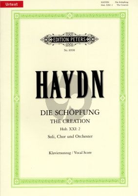 Haydn Die Schopfung (Creation) Hob.XXI:2 (Soli-Choir- Orch.) Vocal Score (German/English - edited by Klaus Burmeister) (Urtext-Peters)