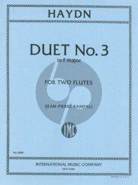 Duet No.3 F-major (after Quartet Hob.III:26 (Op.17 No.2) (2 Flutes) (J.P.Rampal)